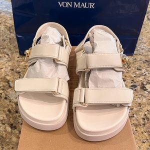 Steve Madden Mona sandals in Bone